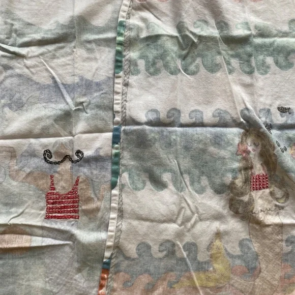 Urban Outfitters Mermaid ONLY tea towel - Picture 4 of 5